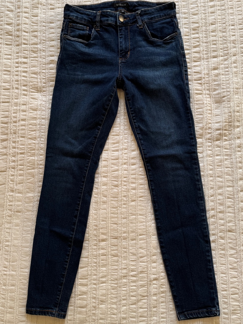 STS Blue Women’s Neve Skinny Jean Dark Wash Mid Rise Size 26